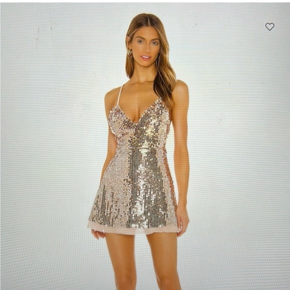 NBD x Revolve 3am in LA Sequin Mini Dress Size S - Picture 3 of 4